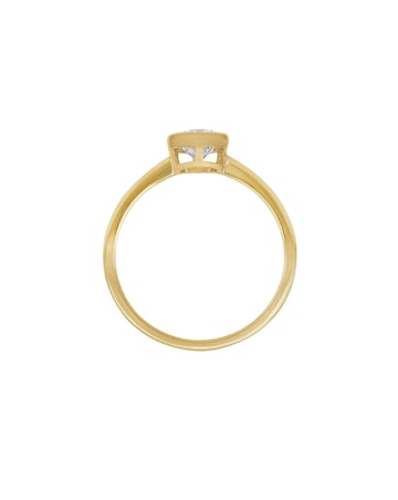 9ct Yellow Gold Lab Diamond 1Ct Ring
