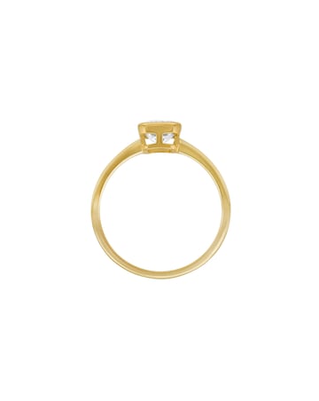 9ct Yellow Gold Lab Diamond 1Ct Ring