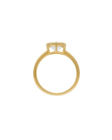 9ct Yellow Gold Lab Diamond 1Ct Ring
