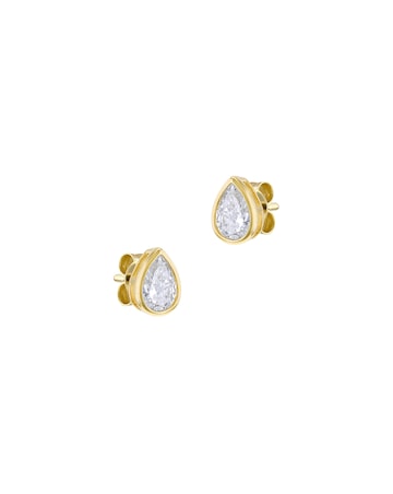 9ct Yellow Gold Lab Diamond 1Ct Earring