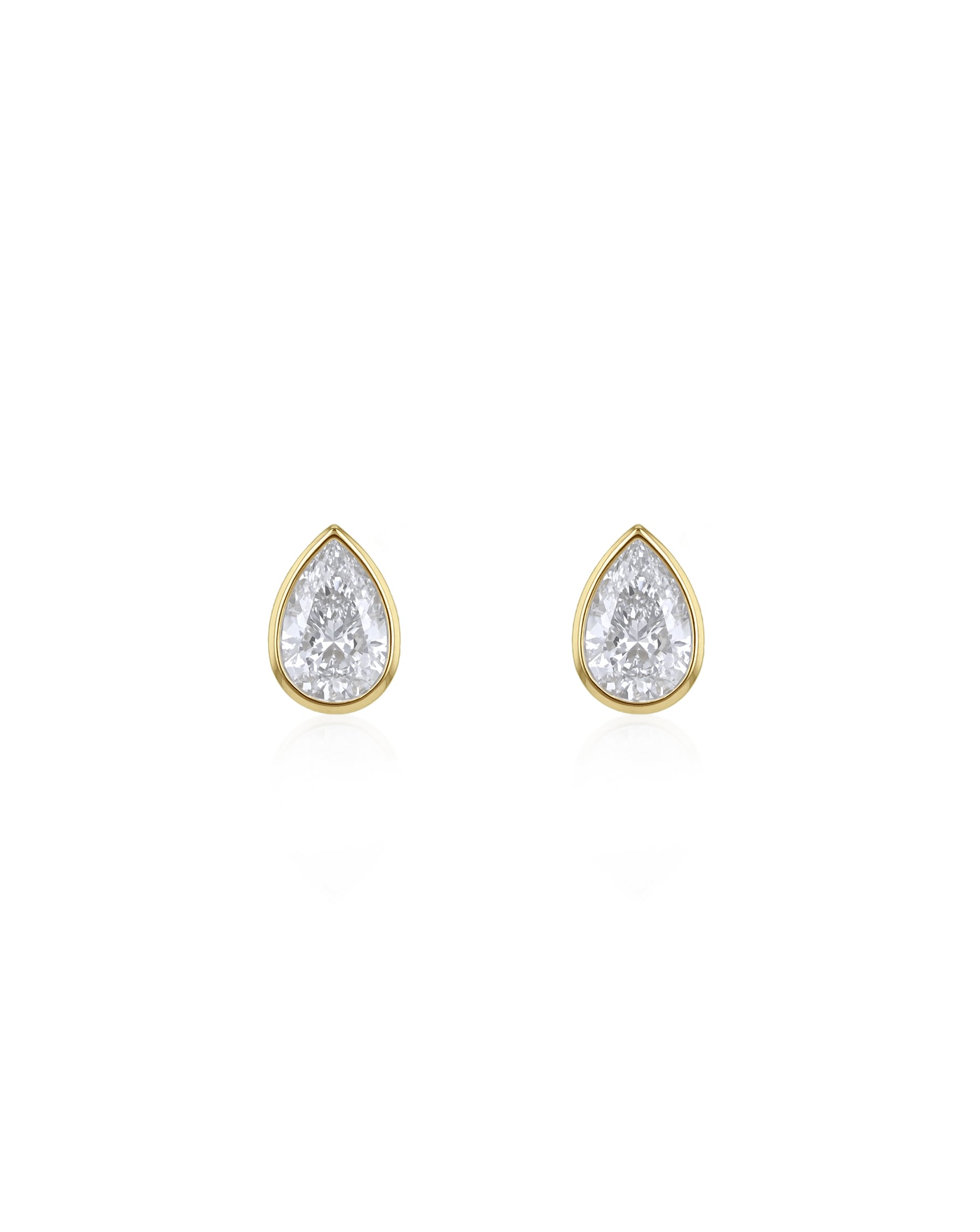 9ct Yellow Gold Lab Diamond 1Ct Earring