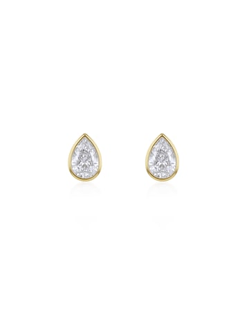 9ct Yellow Gold Lab Diamond 1Ct Earring
