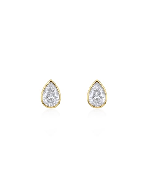 9ct Yellow Gold Lab Diamond 1Ct Earring