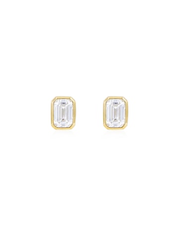 9ct Yellow Gold Lab Diamond 1Ct Earring