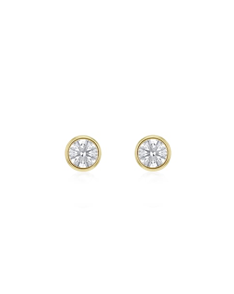 9ct Yellow Gold Lab Diamond 1Ct Earring