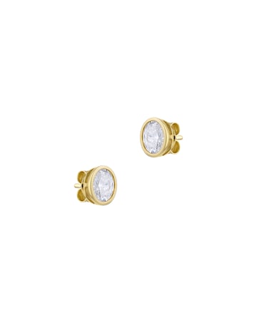 9ct Yellow Gold Lab Diamond 1Ct Earring