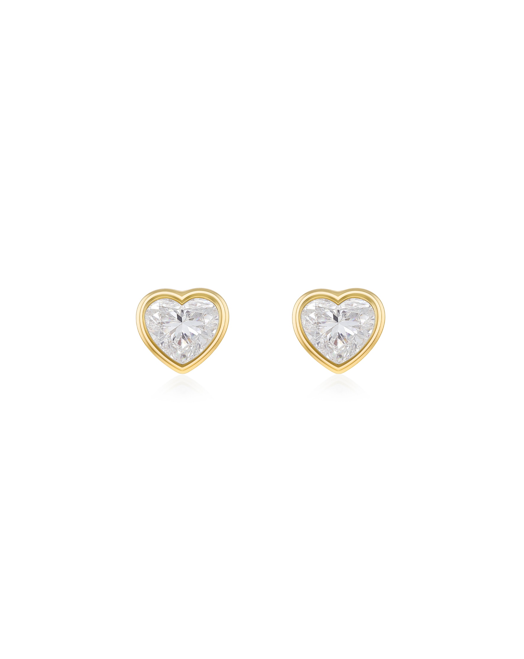 9ct Yellow Gold Lab Diamond 1Ct Earring
