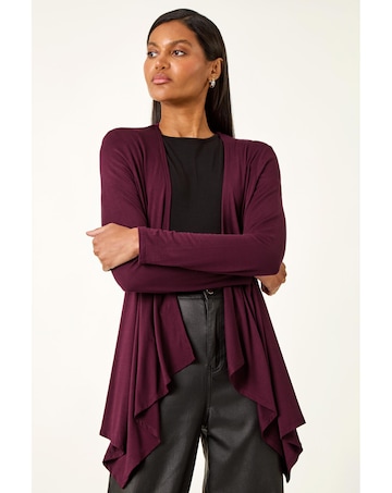 Roman Waterfall Stretch Cardigan