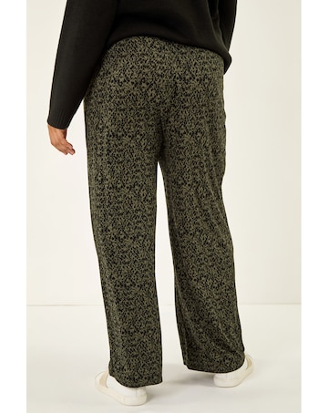 Roman Curve Paisley Wide Leg Culottes