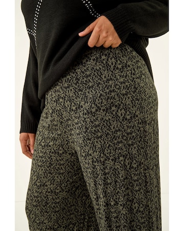 Roman Curve Paisley Wide Leg Culottes