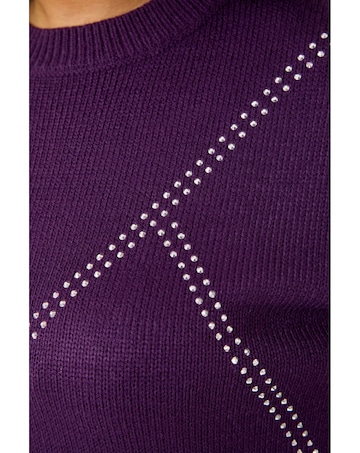 Roman Curve Hotfix Knit Jumper
