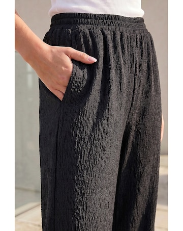 Roman Crinkle Textured Stretch Trouser