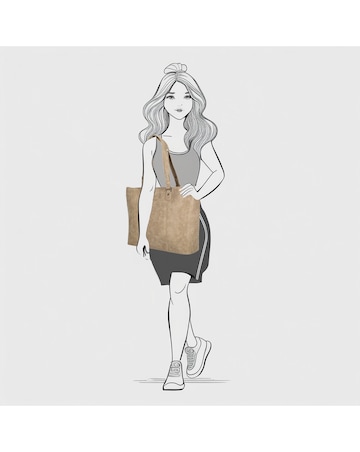 Kate 2 Handle Vegan Leather Shopper 15" Laptop