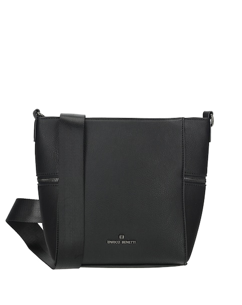 Roxy Vegan Leather Shoulder Bag with Nylon Strap
