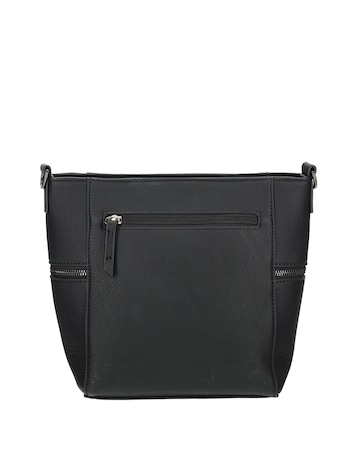 Roxy Vegan Leather Shoulder Bag with Nylon Strap