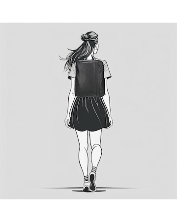 Emma Vegan Leather Backpack with Tablet Pocket