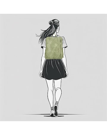 Emma Vegan Leather Backpack with Tablet Pocket
