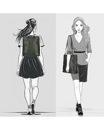Julia Single Handle Vegan Leather Shoulder Bag/Backpack