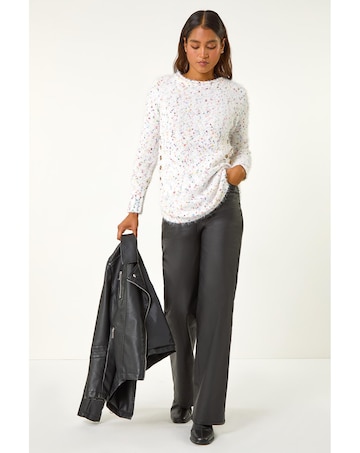 Roman Nep Curved Hem Jumper