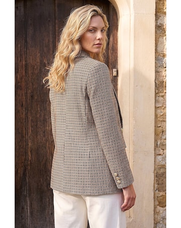 Roman Tweed Double Breasted Blazer
