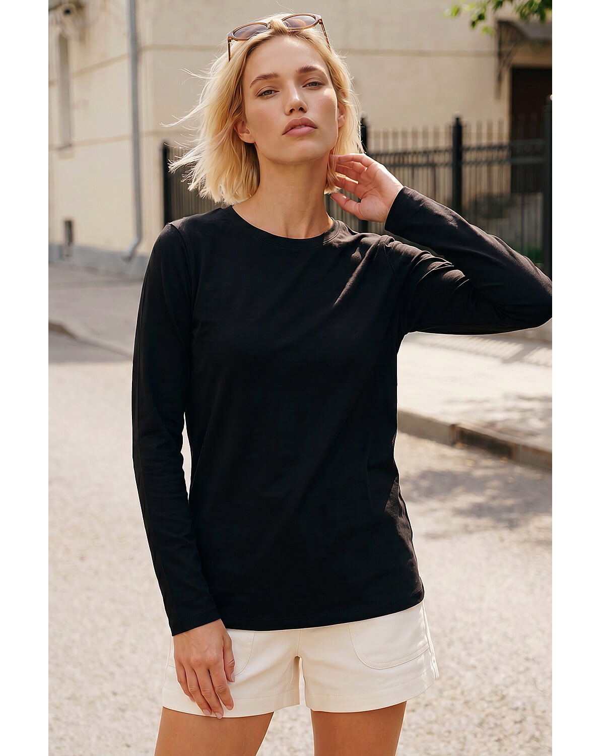 Roman Long Sleeve Jersey Top