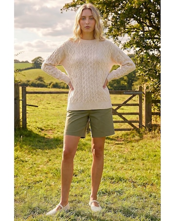 Roman Cable Knit Jumper