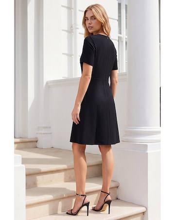 Roman Eyelet Detail Dress