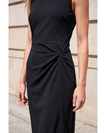 Roman Twist Sleeveless Midi Dress