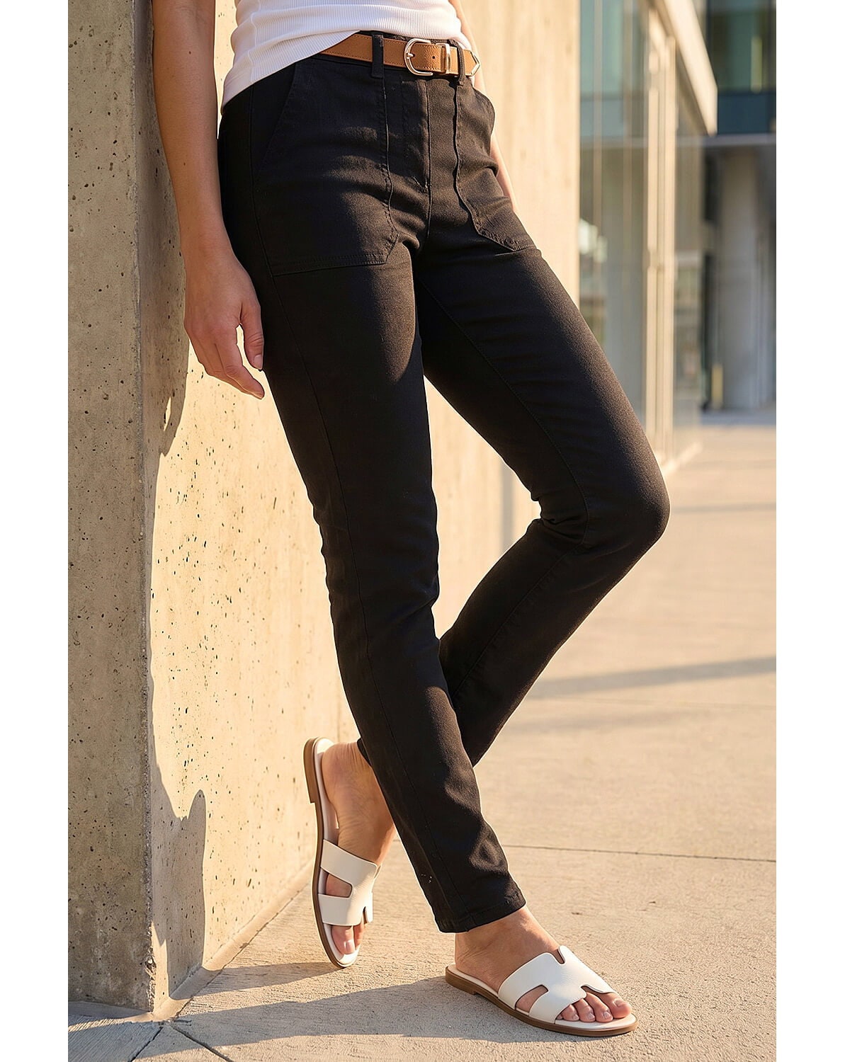 Roman Utility Stretch Jegging Trouser