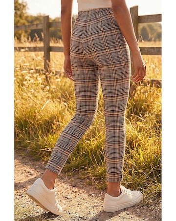 Roman Check Stretch Trouser