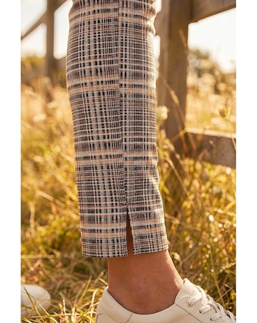 Roman Check Stretch Trouser