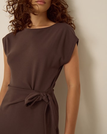 Monsoon Tiff Tie Side Jersey Midi Dress