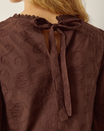 Monsoon Sabine Floral Embroidered Top