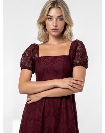 Lovedrobe Floral Lace Midaxi Dress