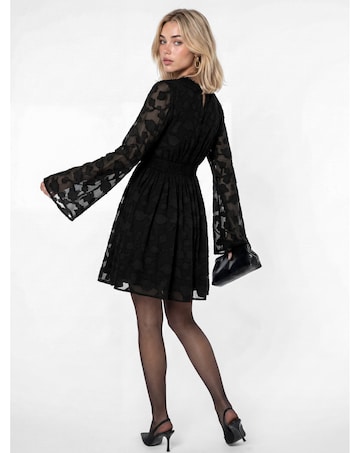 Lovedrobe Burnout Fabric Mini Dress