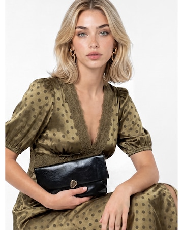 Lovedrobe Polka Dot Lace Midaxi Dress
