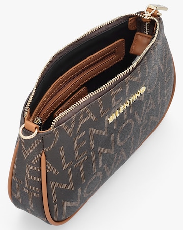 Valentino Bags Regina Monogram Brown Shoulder Bag