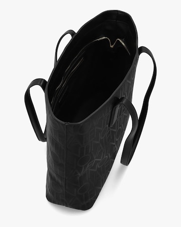 Valentino Bags Gynevra Monogram Black Shopper Bag