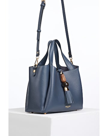 Luella Grey Etta Denim Blue Small Tote