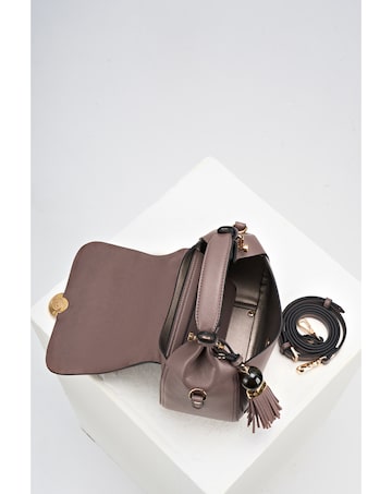 Luella Grey Diana Fawn Top Handle Crossbody