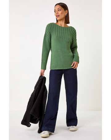Roman Yoke Stitch Detail Jumper