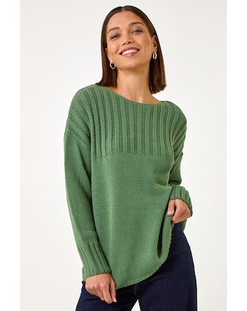 Roman Yoke Stitch Detail Jumper