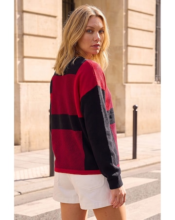Roman Colour Block Knit Jumper