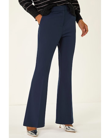 Roman Long Bootcut Stretch Trousers
