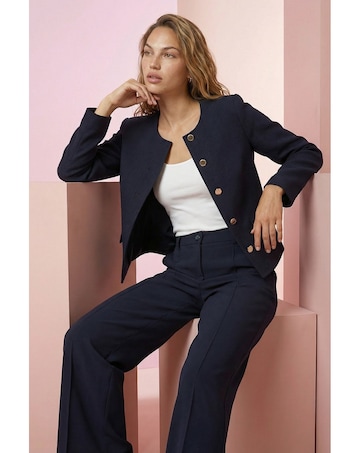 Roman Buttoned Pocket Jacket