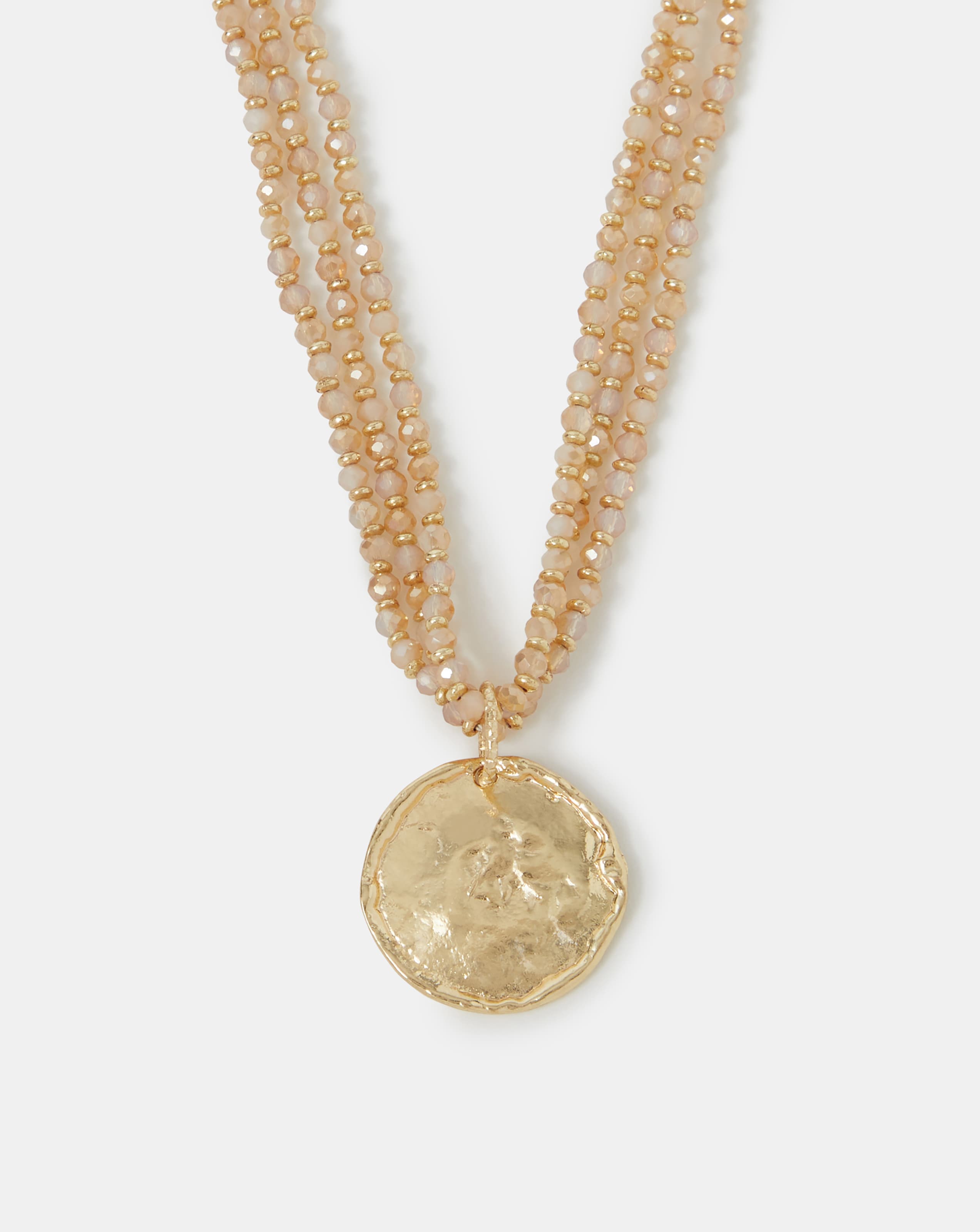 Accessorize Multi-Strand Pendant Necklace