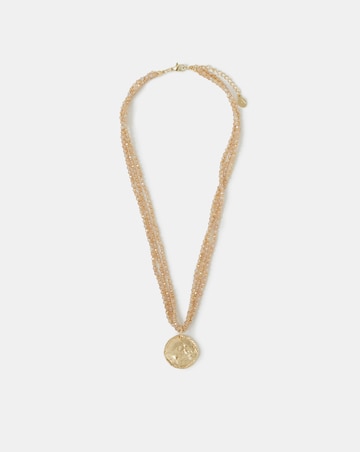 Accessorize Multi-Strand Pendant Necklace