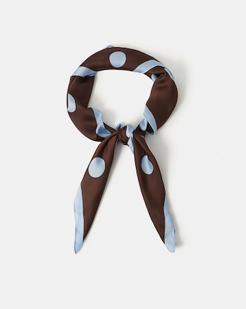 Accessorize Polka Dot Square Satin Scarf