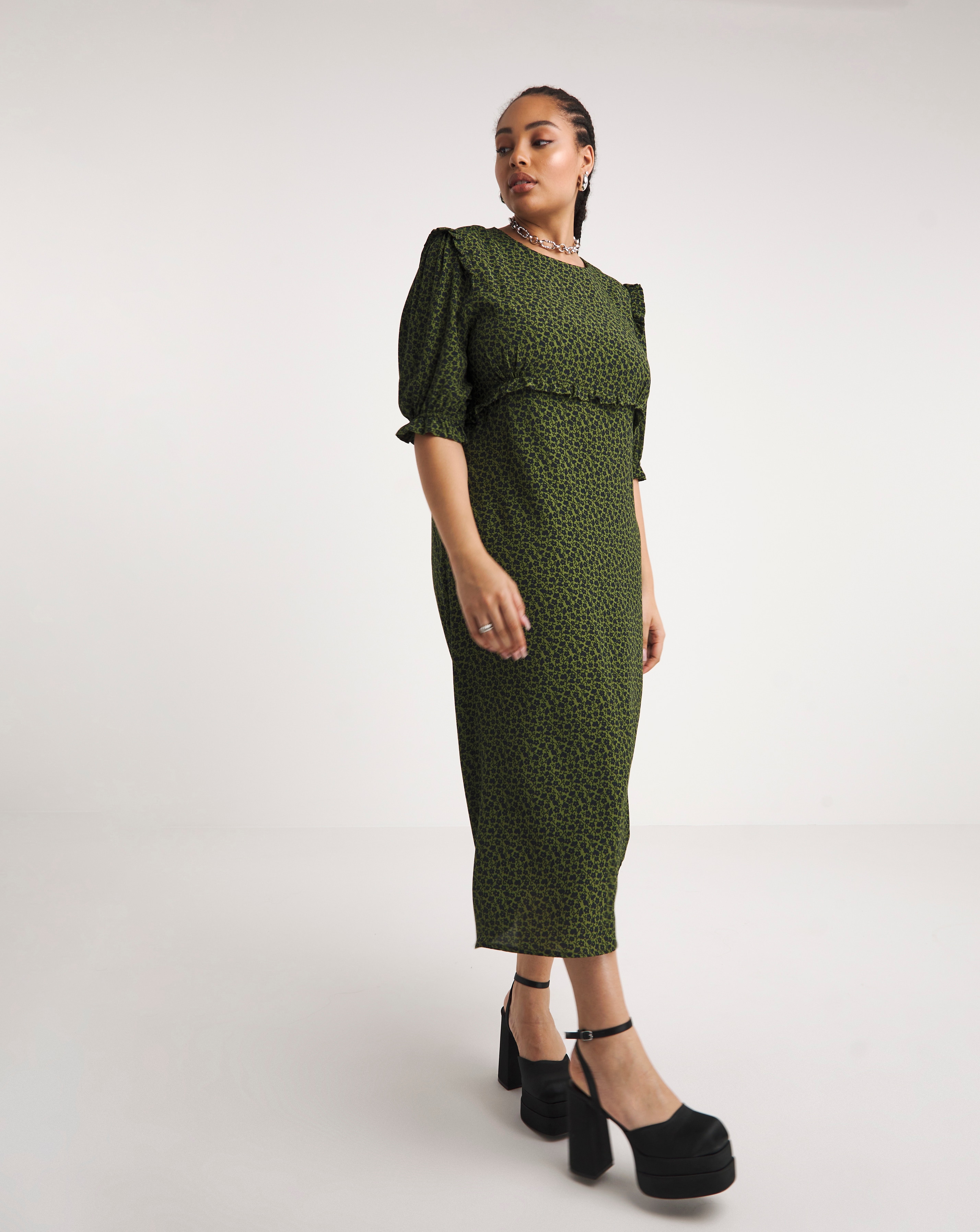 Nobody's Child Felicia Midi Dress