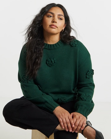 Lovedrobe Floral Applique Jumper